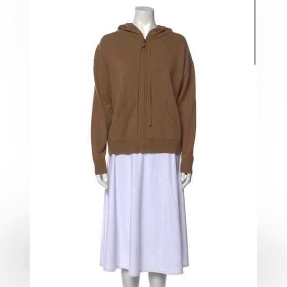 Nili Lotan Cashmere Crew Neck (zip up) Sweater